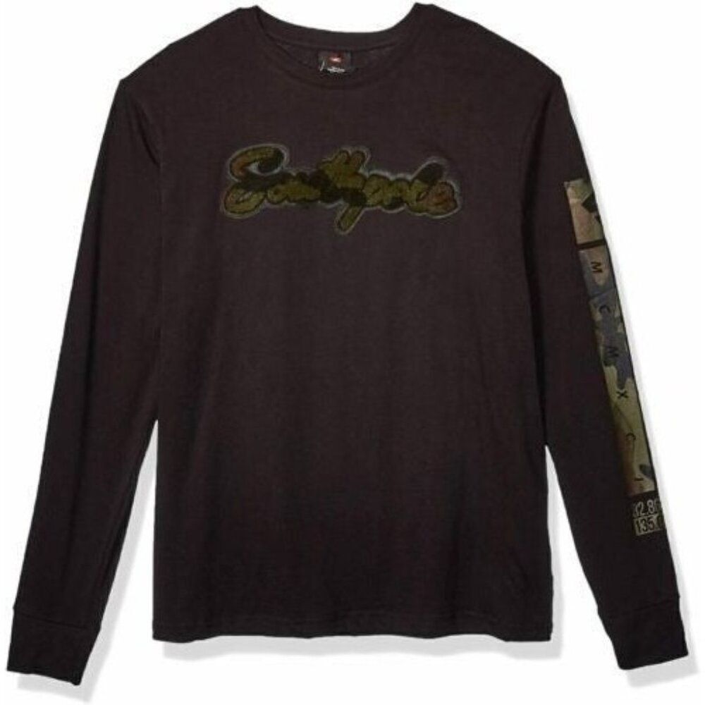 Southpole Black & Green Camo Logo Sweatshirt 4XB Men's Big and Tall NWT
